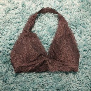 grey bralette